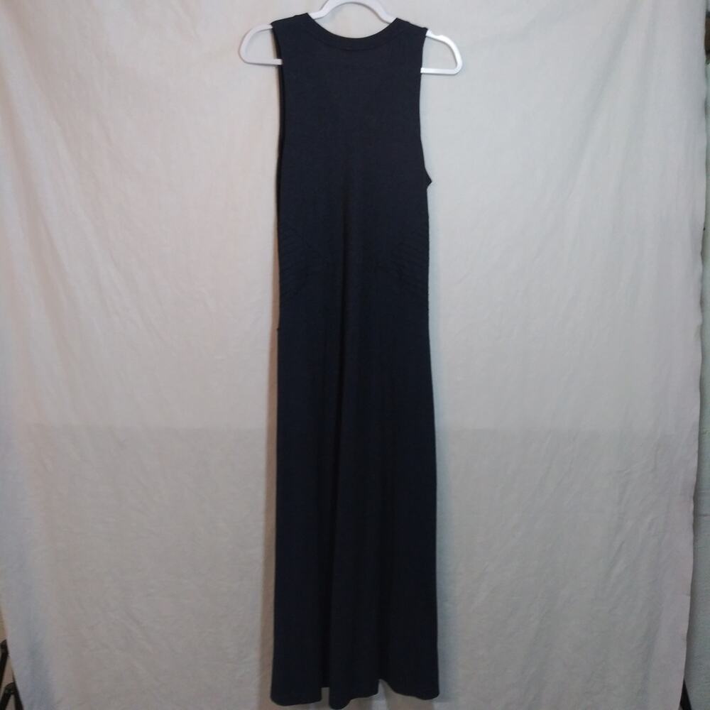 Soft Surroundings Marjorelle Maxi Sleeveless Asymmetric Button Knit Dress Size M - Picture 8 of 9
